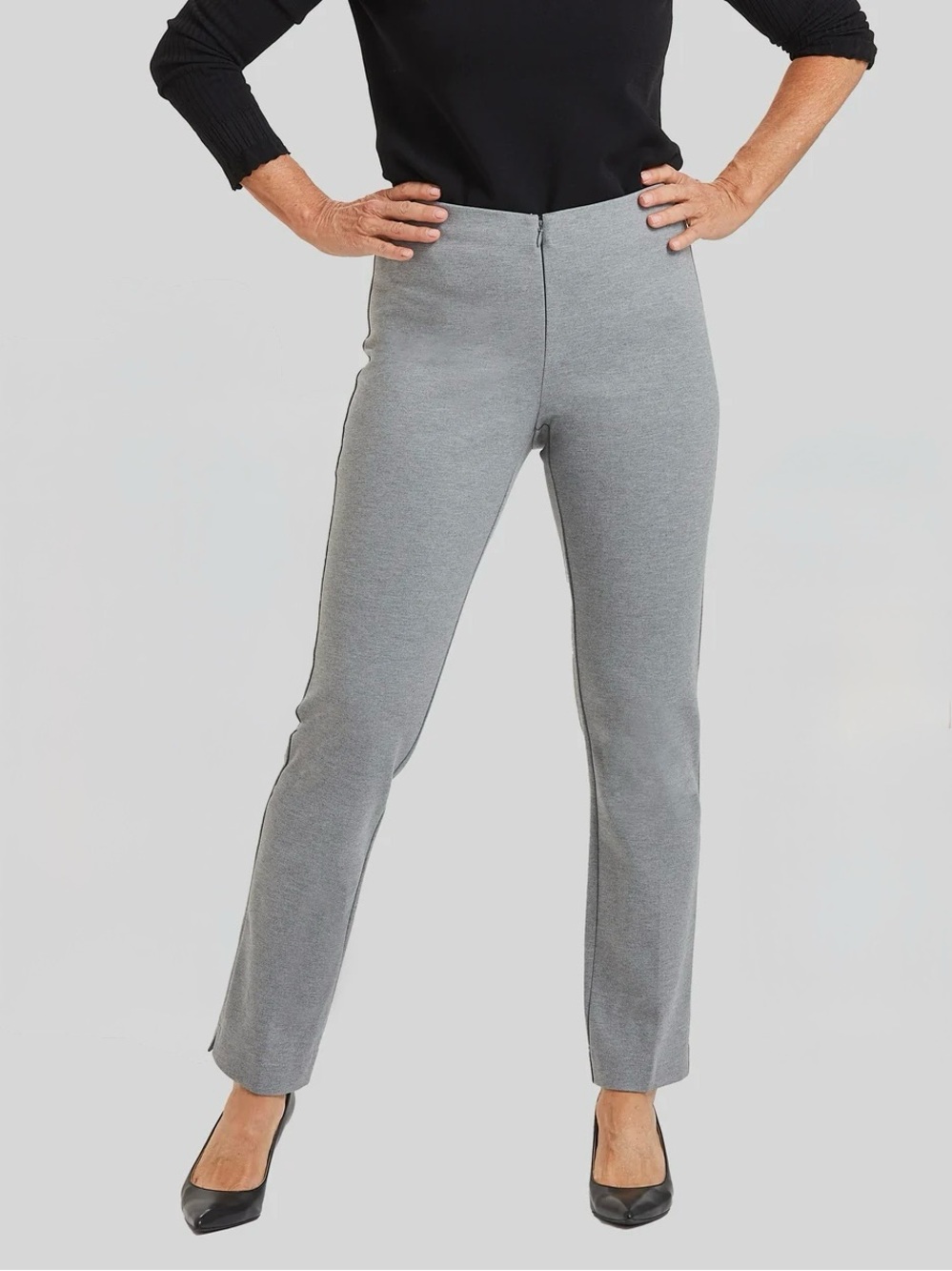 PEACE of CLOTH JASMINE PANT - PARAMOUNT KNIT size 10 gray